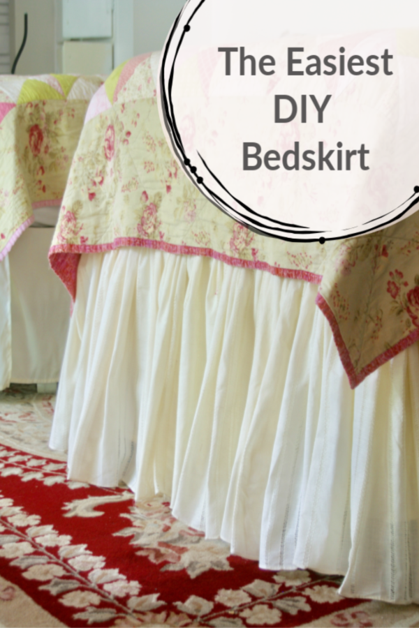 easiest DIY bedskirt