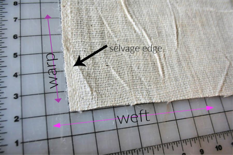 how to cut fabric straight and square